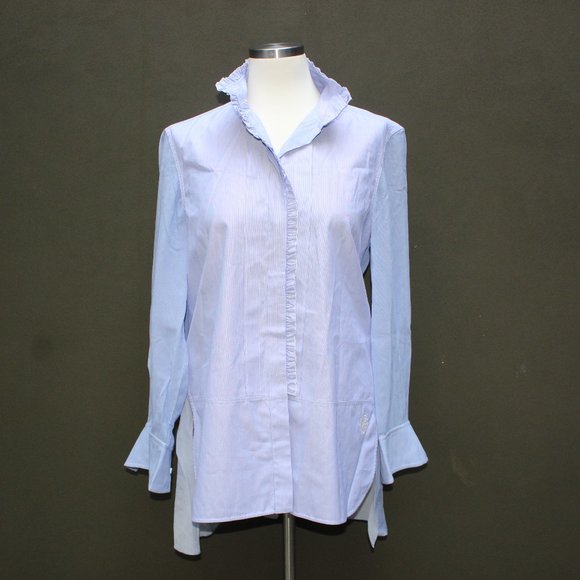 Chloe Blue Blouse - Picture 1 of 8